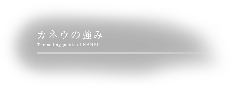 カネウの強み
