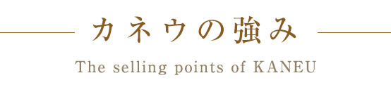 カネウの強み